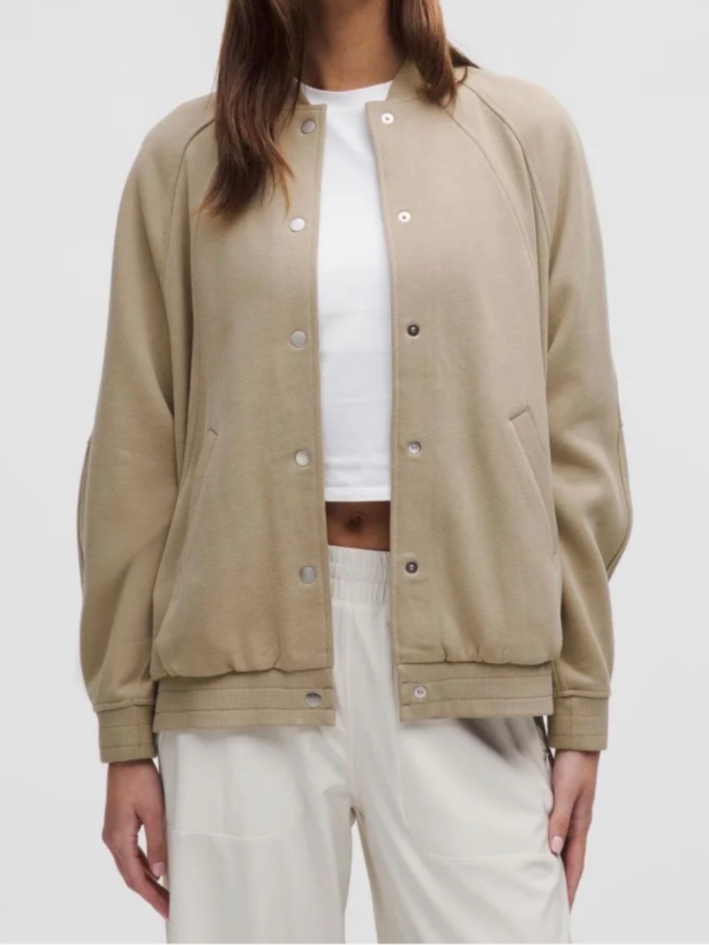 Lululemon oversized collegiant scuba jacket